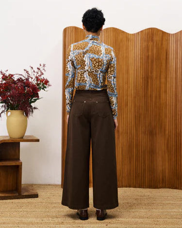 Reglisse Pant in Ice Brown