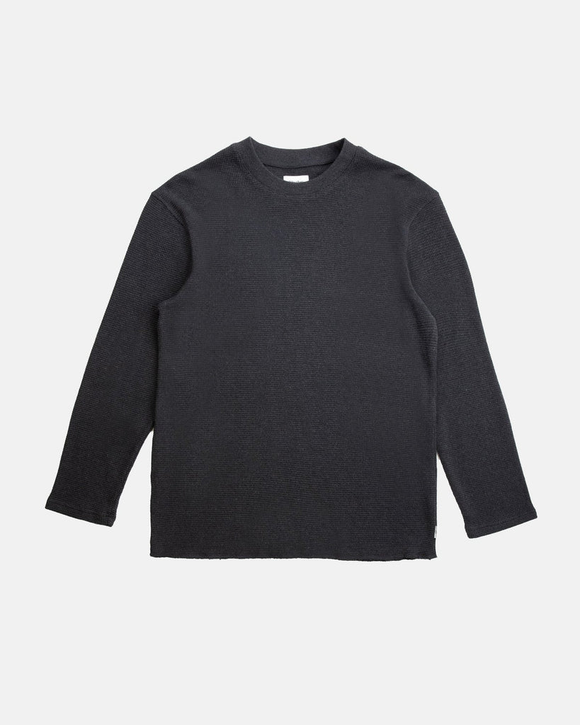 Classic Waffle Knit in Vintage Black
