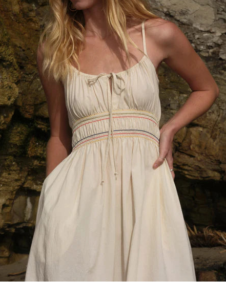 Seadrift Dress in Natural