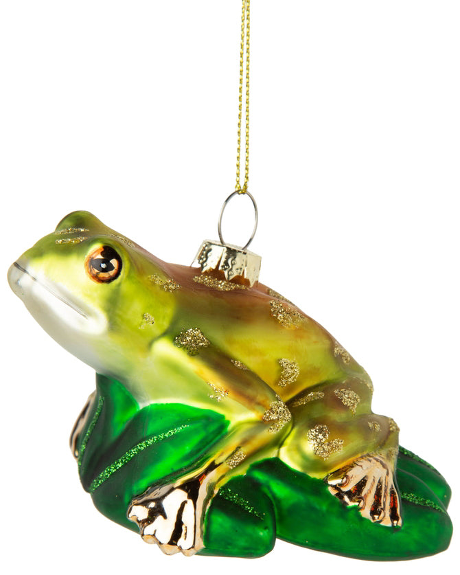 Frog on Lilly Pad Ornament