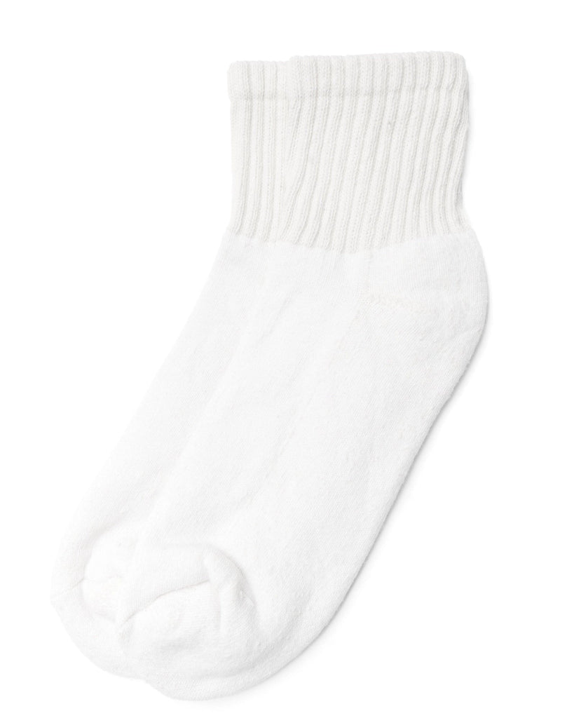 Solid Quarter Crew Socks