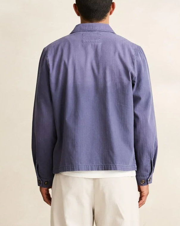 Herringbone Sun Wash Jacket in Vintage Blue | Penelope's