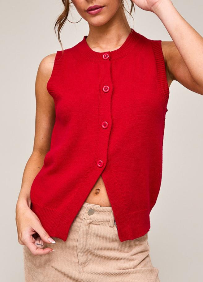 Sicily Top in Red