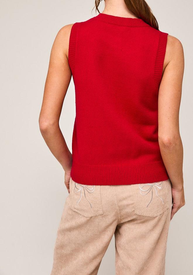 Sicily Top in Red