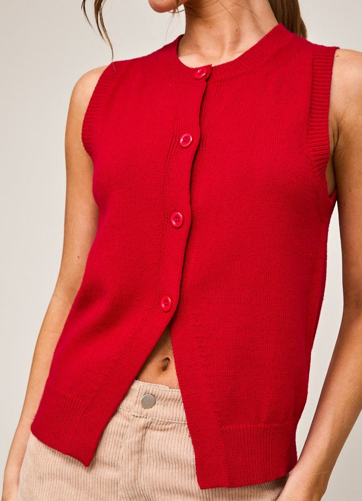 Sicily Top in Red