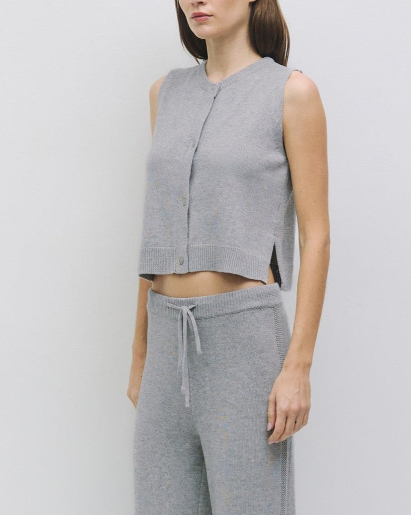 Ona Vest in Grey