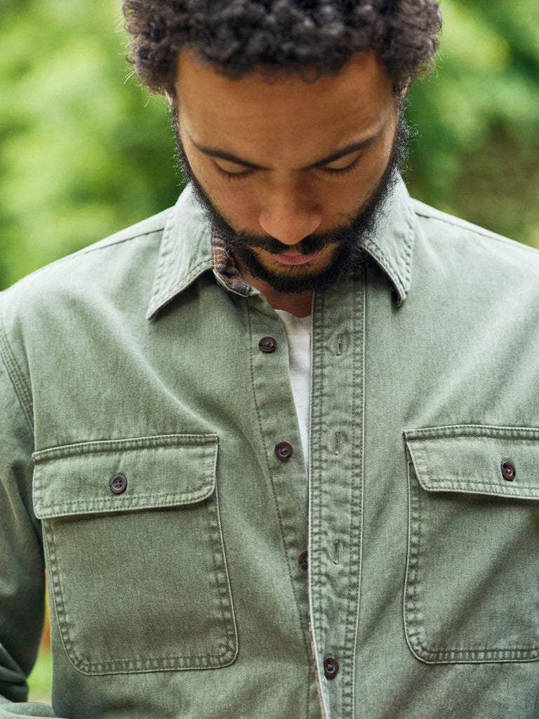 Woodchuck Shirt in Mash Green