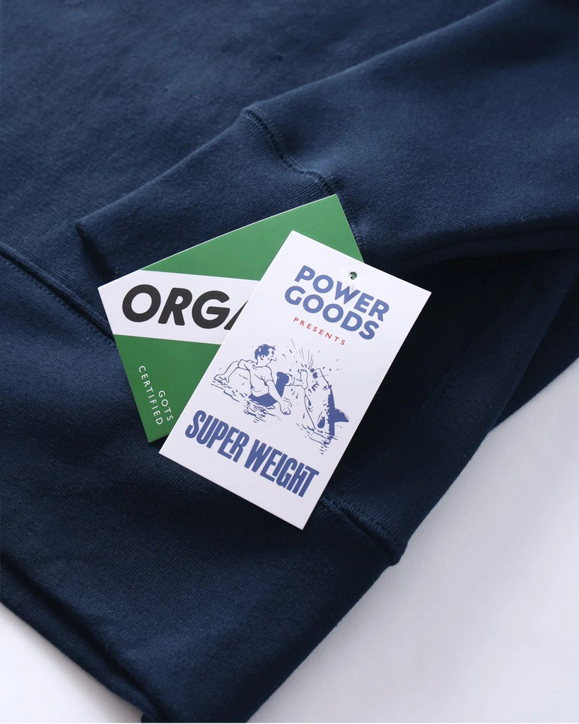 Super Weight Quarter Zip in Navy Blue