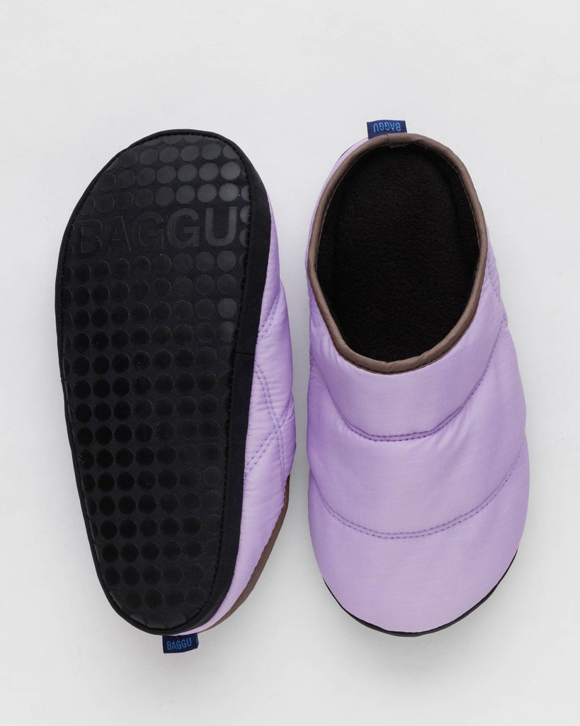 Puffy Slippers in Lilac