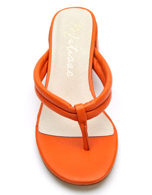 Exhale Sandals in Orange