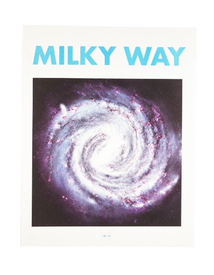 Milky Way Galaxy - Space Risograph Print